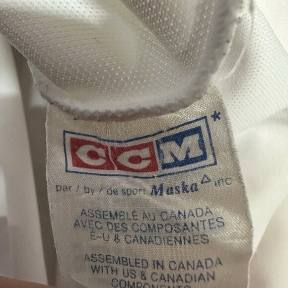 Vintage Detroit Red Wings NHL CCM Maska Hockey Jersey Size XXL White Red - Picture 4 of 7